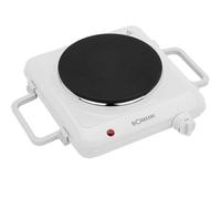 Bomann Plaque de Cuisson 1500 W EKP 5027 CB, 1 Brûleur, Blanc