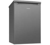 Bomann Réfrigérateur avec compartiment congélateur | 109 litres | économe en énergie, silencieux et compact | 2 clayettes, bac à fruits et légumes | Charnières réversibles | KS 7251 inox