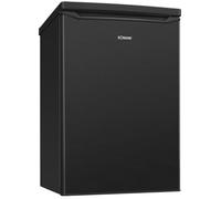 Bomann Réfrigérateur Congélateur Compact KS 7251, Silencieux, Noir | compartiment congélateur 4 étoiles, silencieux, 2 étagères, bac à fruits et légumes, réversible