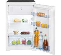 Bomann, Réfrigérateur et Congélateur Encastrable 118L Blanc KSE7810 - Réfrigérateur 104L, Congélateur 14L, Éclairage LED, Dégivrage Automatique, Contrôle Température, Idéal pour Petits Espaces