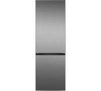 Bomann, Réfrigérateur et Congélateur 315L Inox KG7357-Inox, Réfrigérateur 219L, Congélateur 96L, Contrôle Température, Alarme Visuelle, 4 Clayettes en Verre, avec Éclairage LED, Pieds Réglables