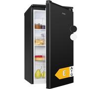 Bomann Réfrigérateur sans compartiment congélateur | 87 L | économe en énergie et compact | 0 °C-8 °C, réglage en continu | 3 clayettes et bac à légumes | Réfrigérateur standard | VS 7255 noir
