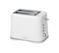 Bomann Grille-pain automatique TA 1577 CB 2 tranches 870 W 3 fonctions régulateur de niveau Blanc