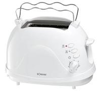 Bomann TA 246 CB - Grille-pain - 2 tranche - 2 Emplacements Blanc G