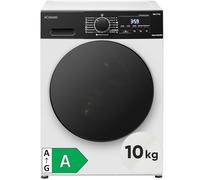 Bomann® WA 7112 Machine à laver 10 kg | Moteur onduleur - Efficace, silencieuse et durable | Avec Aqua-Stop | 1400 tr/min max. | 15 programmes | Écran LED | Machine de lavage Blanc