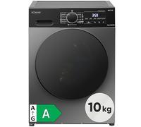Bomann® WA 7112 Machine à laver 10 kg | Moteur onduleur - Efficace, silencieuse et durable | Avec Aqua-Stop | 1400 tr/min max. | 15 programmes | Écran LED | Machine de lavage | Noir