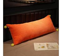 BOMATY Grand coussin cale de lecture, coussin long pour le dos, lavable, amovible, coussin de tête de lit, coussin de repos de canapé, durable, soutien lombaire