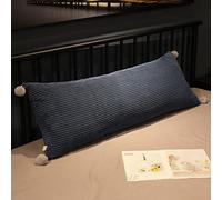 BOMATY Grand coussin cale de lecture, coussin long pour le dos, lavable, amovible, coussin de tête de lit, coussin de repos de canapé, durable, soutien lombaire