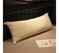 BOMATY Grand coussin de lecture, coussin de traversin à dossier long, lavable, amovible, coussin de tête de lit, coussin de repos pour canapé, durable, soutien lombaire