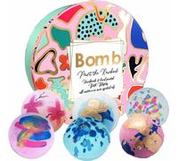 Bomb Cosmetics Bade-Geschenkset 6-tlg. Paint The Rainbow Blaster, Badebomben, Bunt, GPAIRAI04