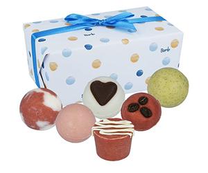 Bomb Cosmetics - BALCHOC6 - Coffret Cadeau Bain en Forme de Chocolat/ Coeur Rose