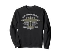 Bombardier B-17 « Flying Fortress » Seconde Guerre Mondiale avec caractéristiques vieillies Sweatshirt