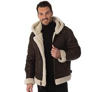 Schott nyc LC1259H Leather Jacket, Brown, Small Mens