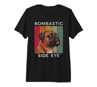 Bombastic Boxer pour Chien avec œil latéral T-Shirt Haut de Gamme