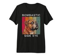 Bombastic Boxer Vintage Amusant avec œil latéral T-Shirt Haut de Gamme