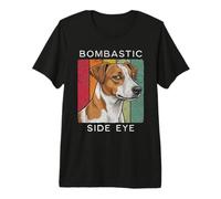 Bombastic Œil latéral Jack Russell Dog Meme T-Shirt Haut de Gamme