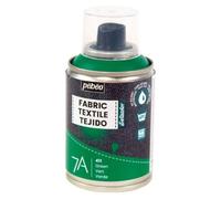Pébéo – Peinture textile en bombe – 100 ml – Vert – Intérieur – Rendu lumineux