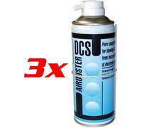 Bombe à air sec - Éco - 3 x 400 Ml - Haute pureté - Gaz comprimé - Aérosol