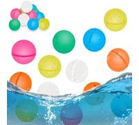 Bombe a Eau Ballon,Ballons à Eau en Silicone,Reusable Water Balloon,Ballons D'eau Réutilisable,Water Balloons (B)