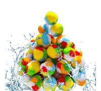 Bombe à Eau Réutilisable 60 Pièces Balles Douces Absorbantes Jeux