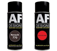 Bombe aérosol compatible avec Renault 770 Tete De Negre Vernis de base transparent en aérosol 400ml