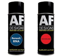 Bombe aérosol compatible avec Renault RNA Bleu Extreme Nacre Metallic Vernis de base transparent en aérosol 400ml