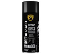 Bombe aérosol peinture métallisée noire 400 ml. 8597