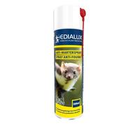 Edialux Spray répulsif Anti fouines et martres 500ml, Protection pour Voiture, Grenier et Garage, répulsif écologique, Application Facile avec Bouteille 360°