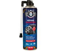 ERC | Répare crevaison | Aérosol | Bombe anti-crevaison | Réparation rapide en 2 minutes | Regonfle voitures, motos & engins avec chambres à air ou tubeless | Pneu jusqu'à 19 pouces | 500 ml