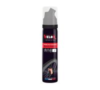 Bombe anti-crevaison pour pneu-boyau raccord directe valve Velox Presta 75 ml Noir