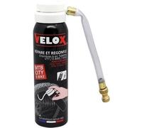Bombe anti-crevaison - VELOX - Valve Presta et valve Schrader - 100 ml