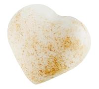 Bombe de Bain En forme de coeur Amande 80g Les Petits Bains de provence - Boule de bain Coeur parfumée - Parfume votre bain - idéale pour vos moments de détente - Bombe de bain Colorée