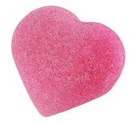 Bombe de Bain En forme de coeur Magnolia 80g Les Petits Bains de provence - Boule de bain Coeur parfumée - Parfume votre bain - idéale pour vos moments de détente - Bombe de bain Colorée