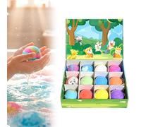 Bombe de Bain Moussant, 2026 Nouveau Boule de Bain avec Surprise à l'intérieur, Balle Faite à la Main pour les, Coffret Cadeau Boules de Bain Bath Bombs for Kids pour Filles, Garçons (Animaux)