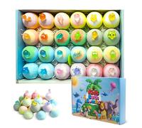 Bombe de Bain pour Enfants,Surprises Dans les Bombes de Bain,Bombing Bomb Gift Set,Coffret cadeau D'anniversaire Sans Danger pour Enfants,pour Garçons et Filles,Anniversaire,Noël (12 Odeur)