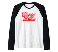 Bombe de Cerises rétro années 70 Style Vintage Mignon Manche Raglan