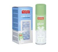 Bombe de neige phosphorescente 150 ml avec pochoirs de Noël - Fluos - Taille Unique