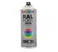 Bombe De Peinture Acrylique - Blanc Traffic Satiné - Ral 9016 - Duplicolor - 400 Ml