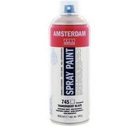 Bombe de peinture Amsterdam 400 ml noir transparent