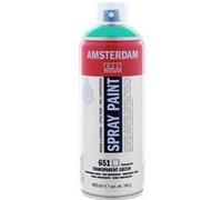Bombe de peinture Amsterdam 400 ml vert transparent