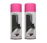 Bombe de Peinture - AMT - Rose Tagada - 330ml - Lot de 2 - Acrylique Intérieur/Extérieur