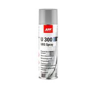 APP U300 Spray - Protection Anti gravillon | Spray de Protection pour carrosserie Flexible en Caoutchouc avec des propriétés antirouille, antigravillon et insonorisantes | 500 ML | Gris