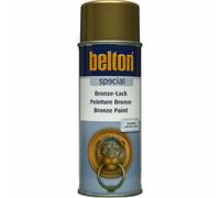Belton Peinture aérosol BRONZES 400 ml – Séchage rapide, Haute brillance – Or antique