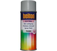 Belton Peinture aérosol SpectRAL - Toutes surfaces - RAL 7035 Gris clair brillant - 400 ml