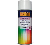 Belton Peinture aérosol RAL 9016 Blanc signalisation brillant 400 ml
