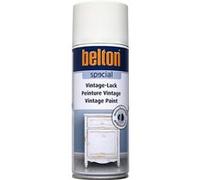 Bombe de peinture - Blanc antique - Effet vintage - Bois et métal - Belton