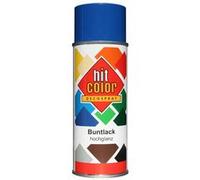 Bombe de peinture - Bleu gentiane - RAL5010 - Brillant - Décoration - Tous supports - Hit Color - 400ml