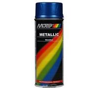 Motip – Peinture aérosol métallisée – Bleu – 400 ml