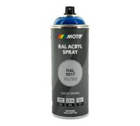 Bombe de peinture - Bleu trafic - RAL 5017 - Brillant - Acrylique - Tous support