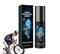 Bombe de peinture brillante, réfléchissante, phosphorescente dans le noir, 100 ml, spray réfléchissant longue durée pour vêtements, vélos, planches